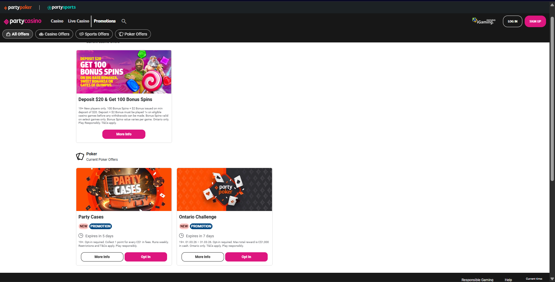 Party Casino Official Website and Online Slots Review for Canadian Players