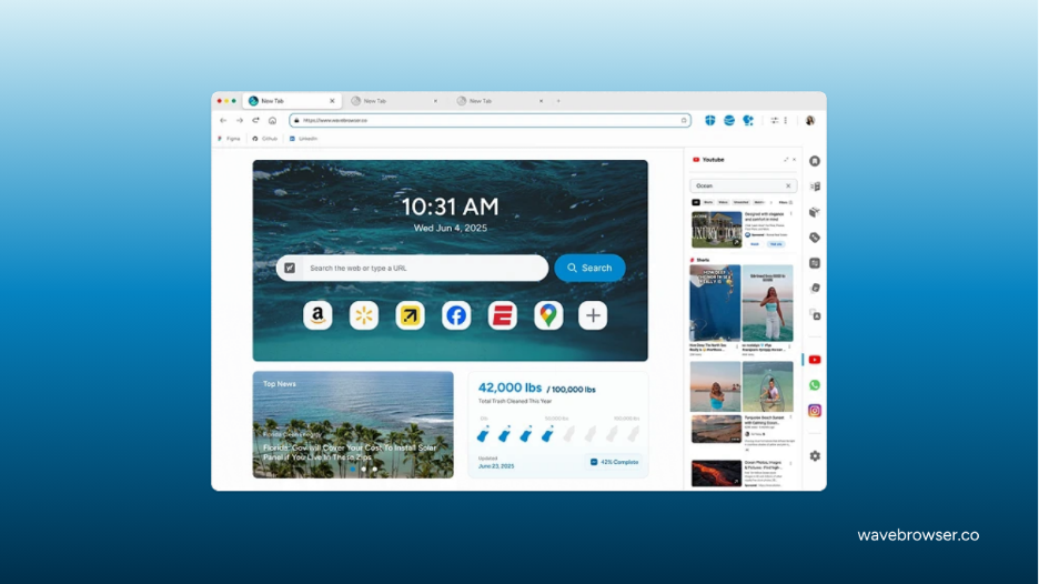 Split Screen keeps two browser tasks visible